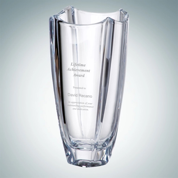 Colosseum vase made of molten crystal and measuring 9 3/4" x... from ASI 47791 Best Deal Awards / Best Deal Awards