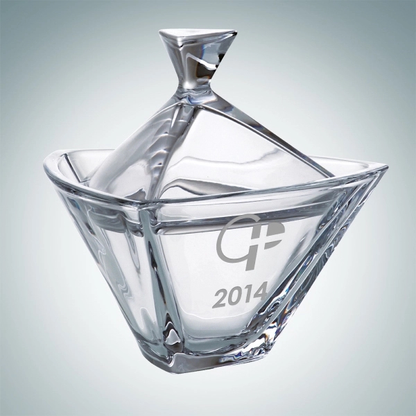 Triangle box - a bowl with a lid - made of... from ASI 47791 Best Deal Awards / Best Deal Awards