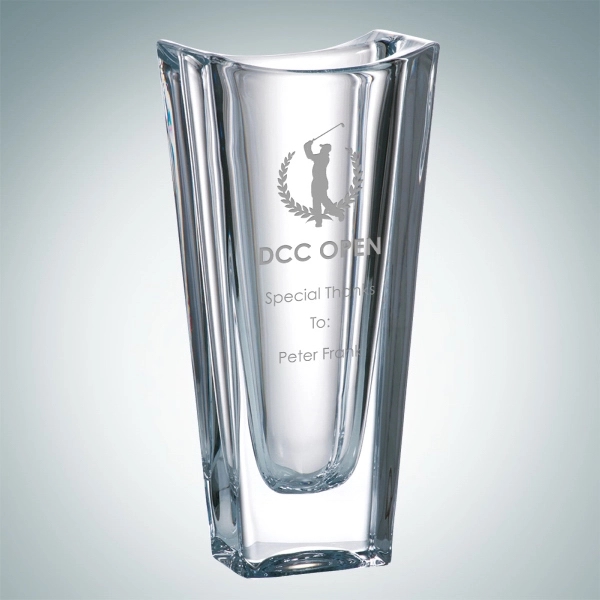 Okinawa vase made of molten crystal and measuring 10" x 5"... from ASI 47791 Best Deal Awards / Best Deal Awards