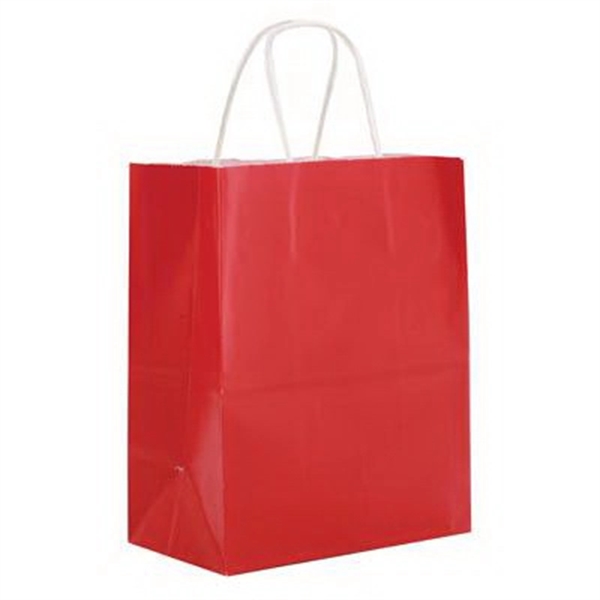 High gloss attractive paper shopping bag. 8" x 4.75" x 10.5".... from ASI 92480 Uniflex / U F
