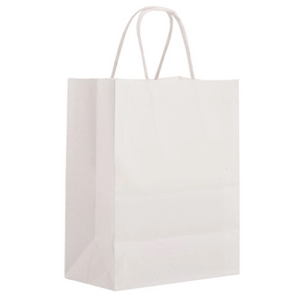High gloss attractive paper shopping bag. 8" x 4.75" x 10.5".... from ASI 92480 Uniflex / U F