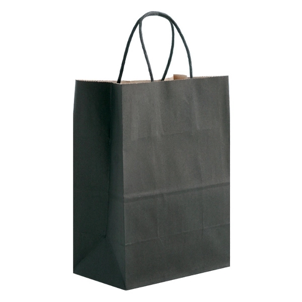 Pinstripe Matte Shopping Bags, 8" x 4.75" x 10.5".... from ASI 92480 Uniflex / U F