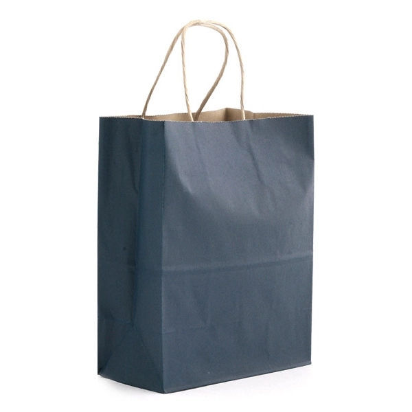Pinstripe Matte Shopping Bags, 8" x 4.75" x 10.5".... from ASI 92480 Uniflex / U F