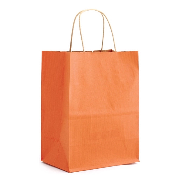 Pinstripe Matte Shopping Bags, 8" x 4.75" x 10.5".... from ASI 92480 Uniflex / U F