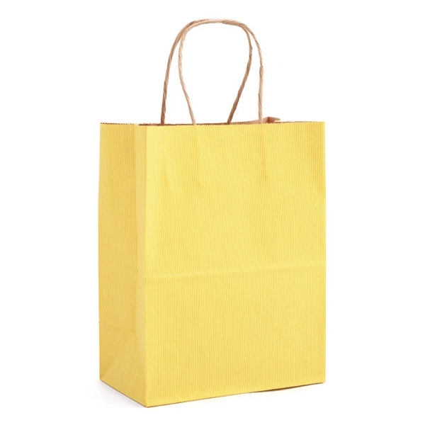 Pinstripe Matte Shopping Bags, 8" x 4.75" x 10.5".... from ASI 92480 Uniflex / U F