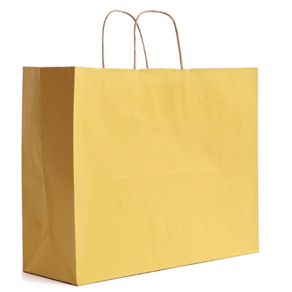Pinstripe Matte Shopping Bags, 16" x 6" x 13".... from ASI 92480 Uniflex / U F