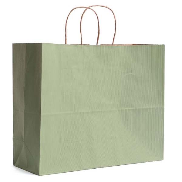 Pinstripe Matte Shopping Bags, 16" x 6" x 13".... from ASI 92480 Uniflex / U F