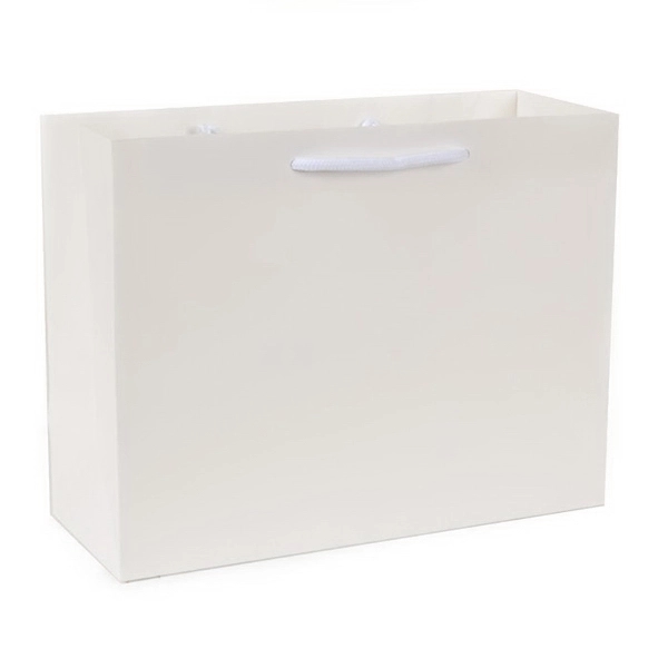 White kraft eurotote bag, 13" x 5" x 10".... from ASI 92480 Uniflex / U F