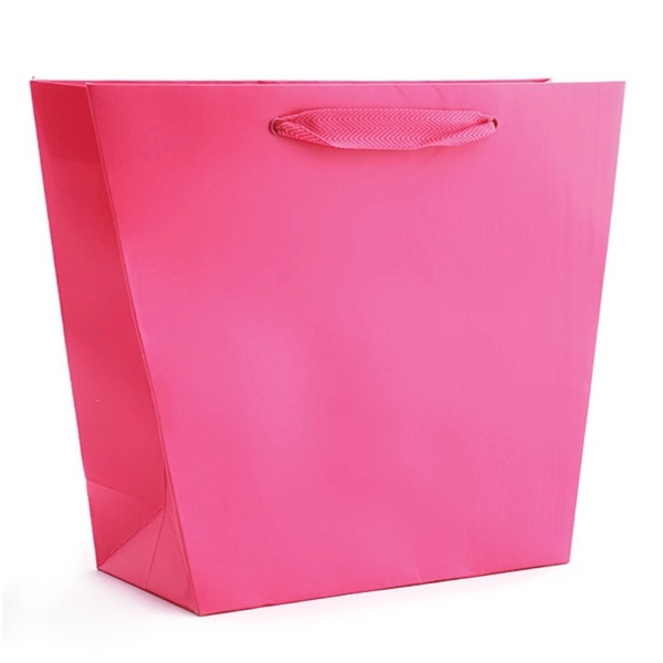 Trapezoid bags, 13-9" x 4" x 10". Heavyweight, matte laminated color... from ASI 92480 Uniflex / U F