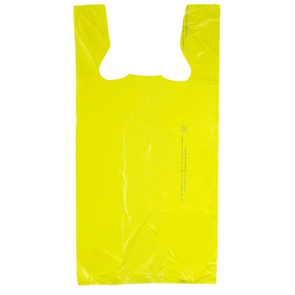 T-shirt bag, 12" x 7" x 22", made of high density... from ASI 92480 Uniflex / U F