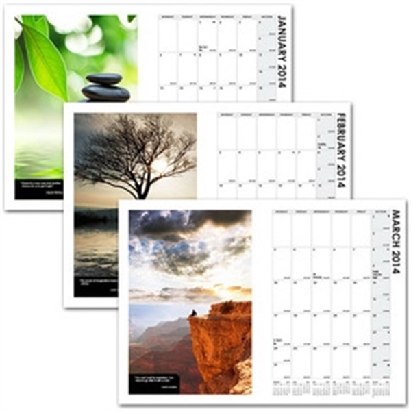 5" x 7" Planner w/ full-color images, foil or deboss imprint,... from ASI 91340 Journalbooks/Timeplanner Calendars
