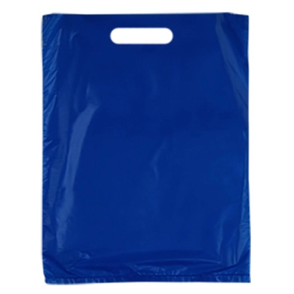Die cut plastic merchandise bag, 8.5" x 11". Blank.... from ASI 92480 Uniflex / U F