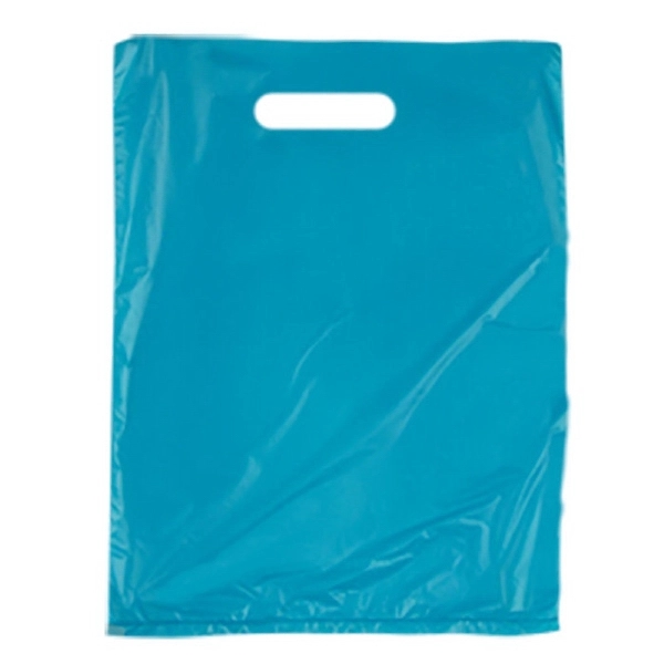 Die cut plastic merchandise bag, 8.5" x 11". Blank.... from ASI 92480 Uniflex / U F