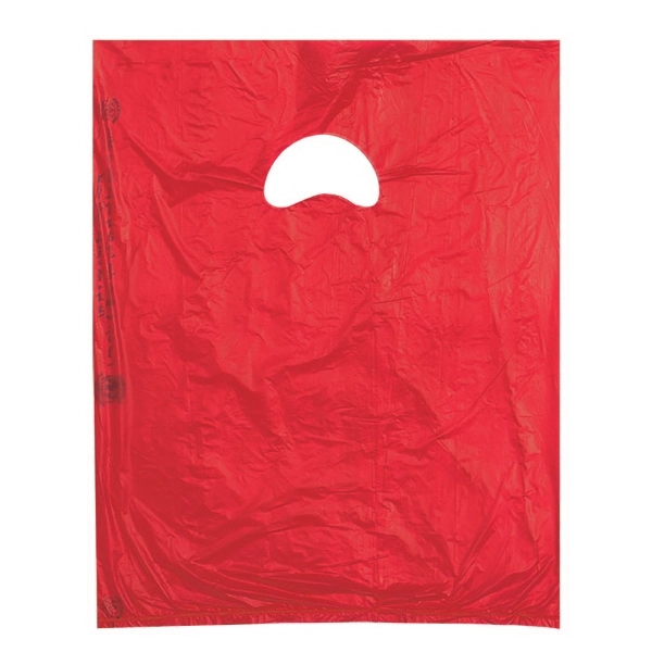 Plastic merchandise bag, 12" x 15". Blank... from ASI 92480 Uniflex / U F