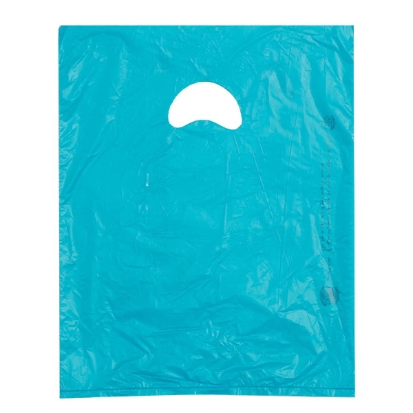 Plastic merchandise bag, 12" x 15". Blank... from ASI 92480 Uniflex / U F