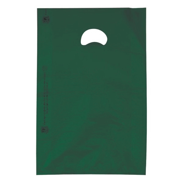 Plastic merchandise bag, 13" x 3" x 21". Economy high density... from ASI 92480 Uniflex / U F