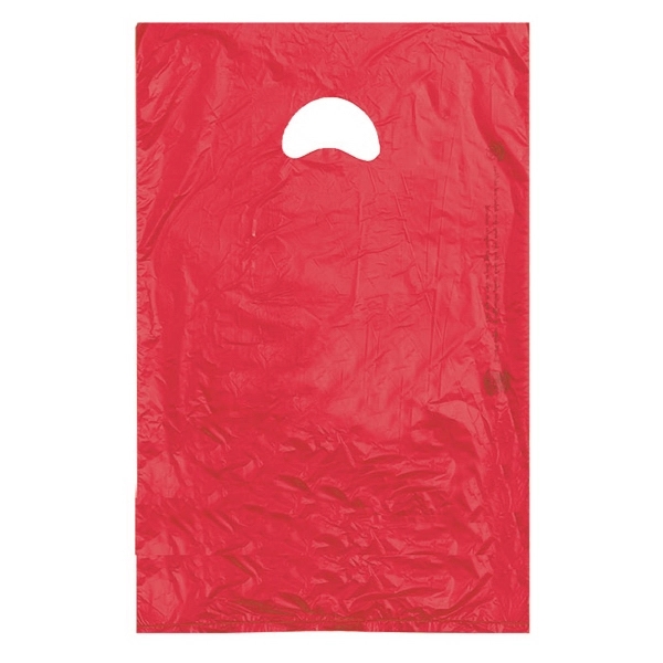 Plastic merchandise bag, 13" x 3" x 21". Economy high density... from ASI 92480 Uniflex / U F