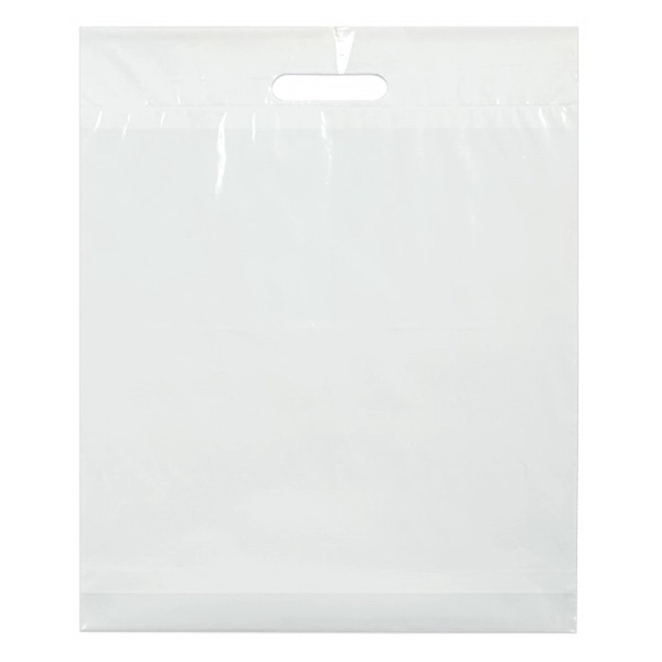 Bag with folded over die cut handle, 15" x 18" x... from ASI 92480 Uniflex / U F