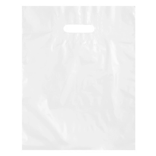 Patch handle 1.75 mil. gauge bag with bottom gusset, 12" x... from ASI 92480 Uniflex / U F