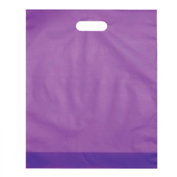 Die cut merchandise bag, 15" x 18" x 4".... from ASI 92480 Uniflex / U F