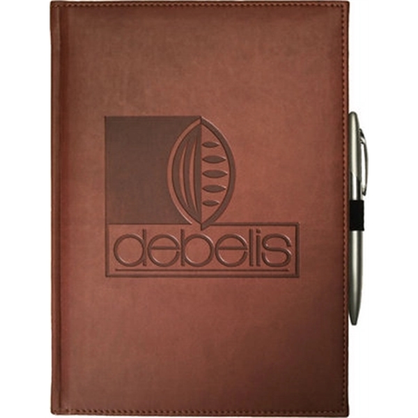 7" x 9.5" large hardbound journal with blind deboss imprint, 125... from ASI 91340 Journalbooks/Timeplanner Calendars