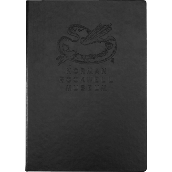 Faux leather, thread-sewn cover journal with blind deboss imprint, paper pocket... from ASI 91340 Journalbooks/Timeplanner Calendars