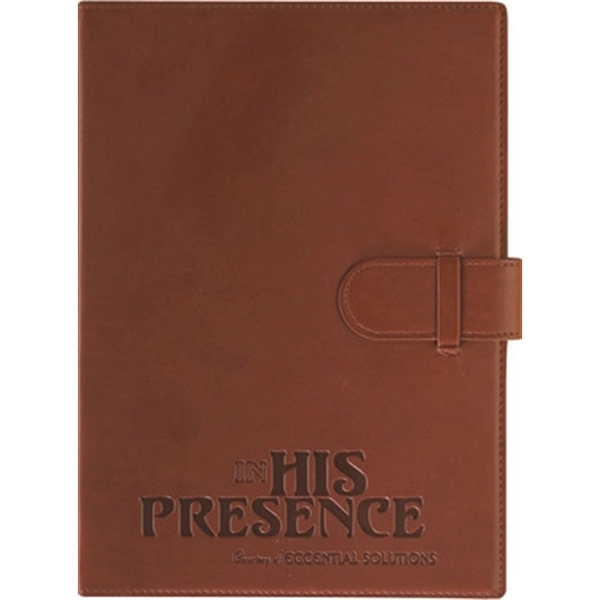 7" x 10" refillable journal with soft, deboss imprint, flexible cover,... from ASI 91340 Journalbooks/Timeplanner Calendars