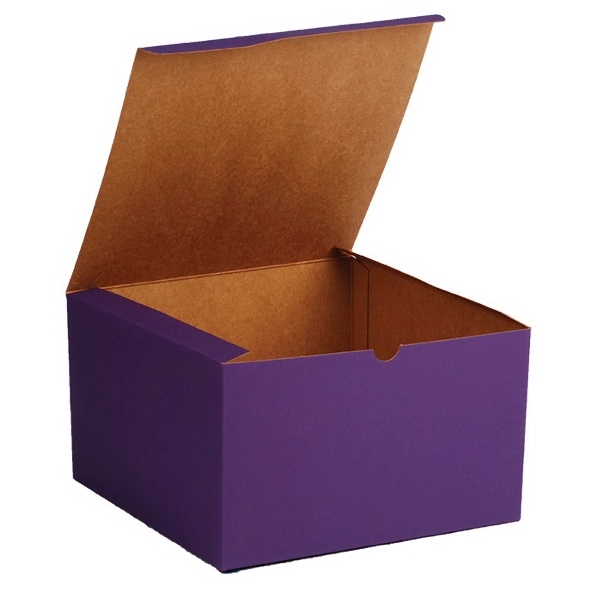 Kraft Tint one piece gift box. 10" x 10" x 6".... from ASI 92480 Uniflex / U F