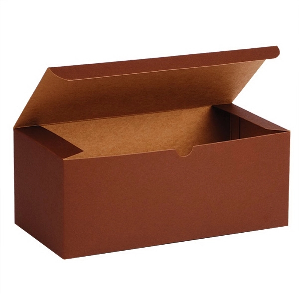 Kraft Tint one piece gift box. 10" x 5" x 4".... from ASI 92480 Uniflex / U F