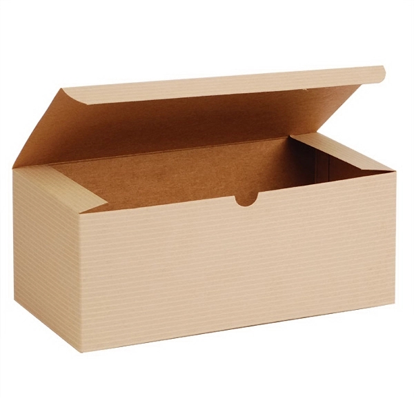 Kraft Tint one piece gift box. 10" x 5" x 4".... from ASI 92480 Uniflex / U F