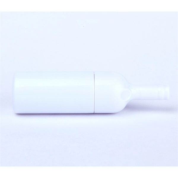 Red, white, or black plastic wine bottle USB flash drive available... from ASI 37218 Athena Promo (tm)