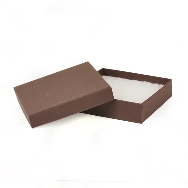Chocolate Embossed Jewelry Boxes, 3.5" x 3.5" x .875".... from ASI 92480 Uniflex / U F