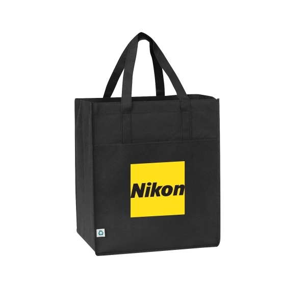 Big Grocery Front Pocket Non-Woven Tote Bag.... from ASI 40544 Binaco / Binaline