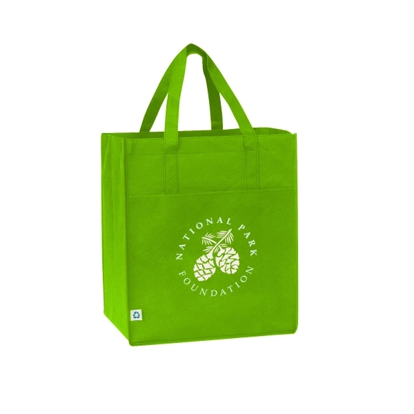 Big Grocery Front Pocket Non-Woven Tote Bag.... from ASI 40544 Binaco / Binaline