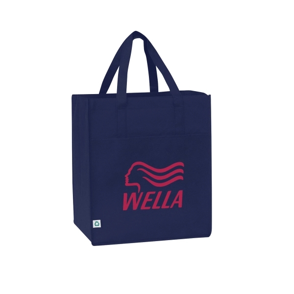 Big Grocery Front Pocket Non-Woven Tote Bag.... from ASI 40544 Binaco / Binaline