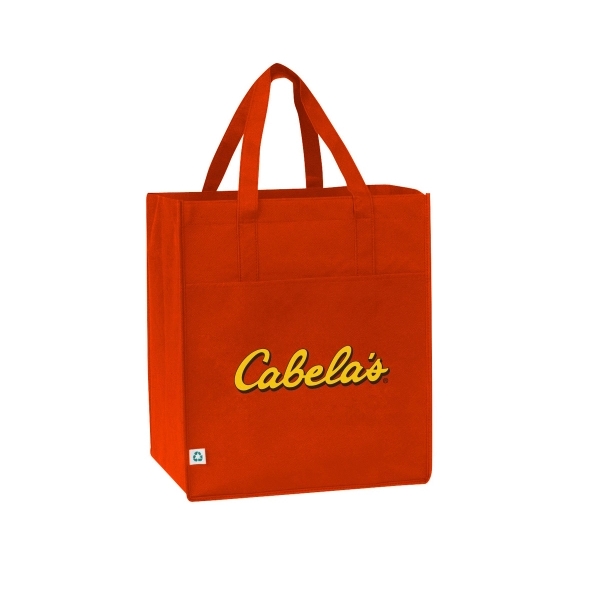 Big Grocery Front Pocket Non-Woven Tote Bag.... from ASI 40544 Binaco / Binaline