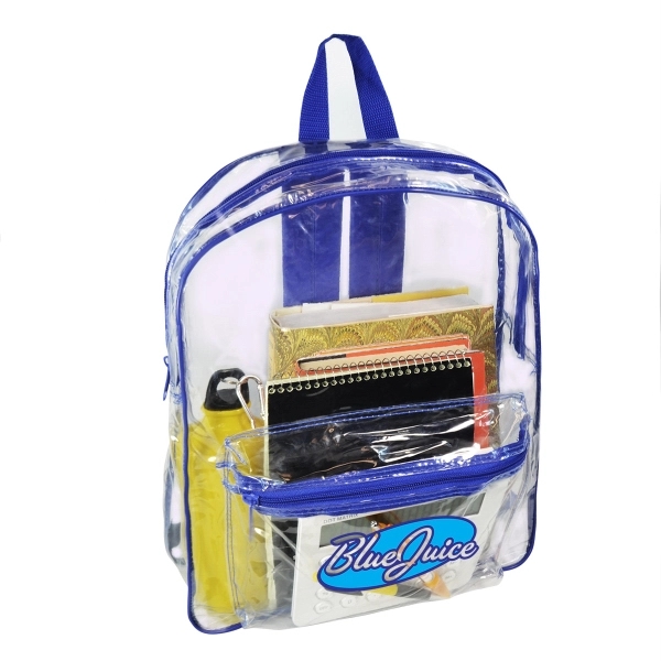 Clear 0.3 MM PVC backpack with trim.... from ASI 40544 Binaco / Binaline