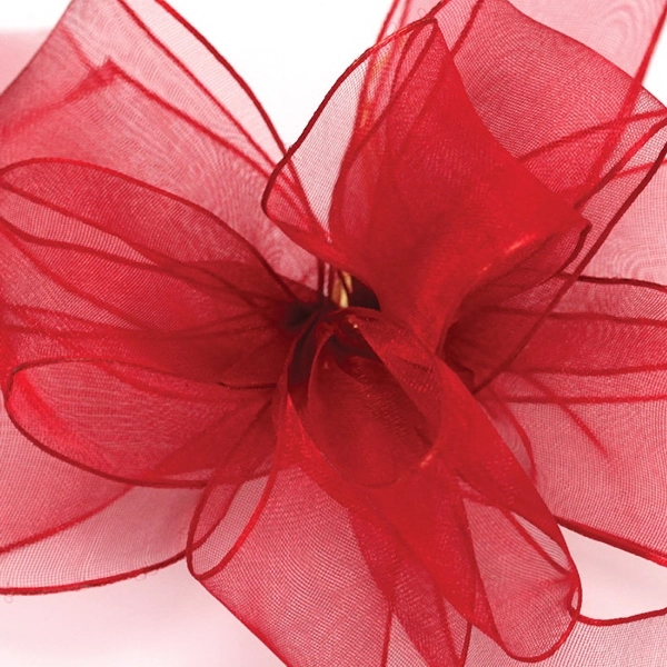 Wired sheer ribbon, 1 1/2" x 100 yds. Blank.... from ASI 92480 Uniflex / U F