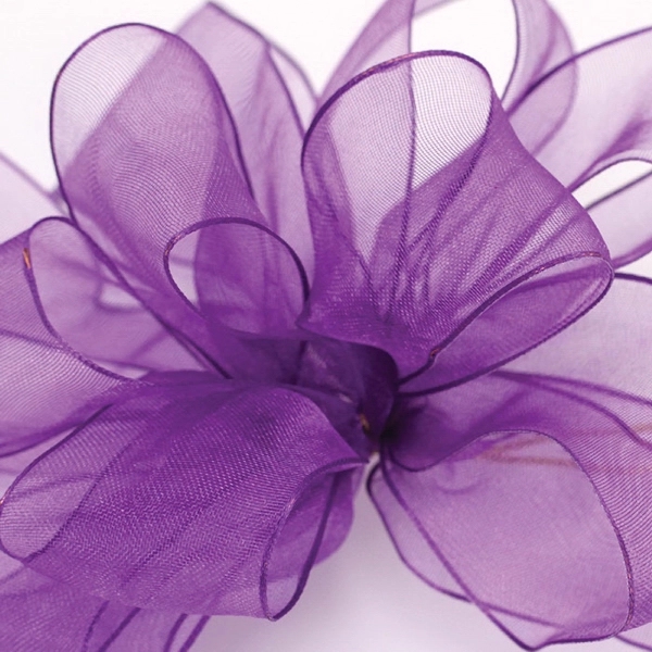 Wired sheer ribbon, 1 1/2" x 100 yds. Blank.... from ASI 92480 Uniflex / U F