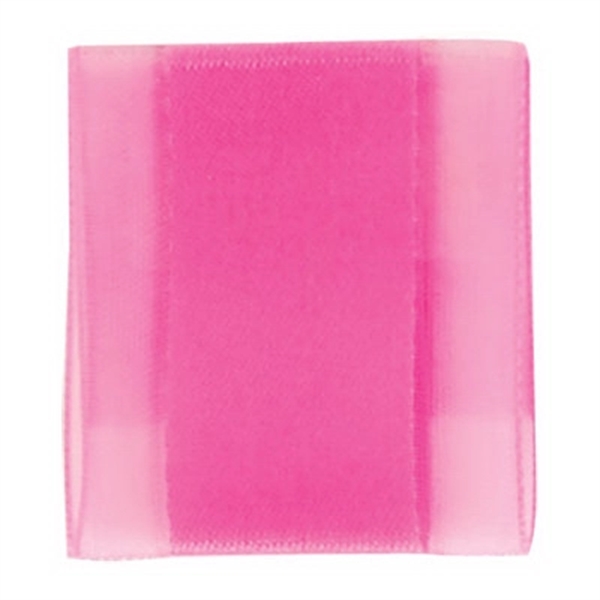 Ribbon with sheer base and thick satin stripe down the middle.... from ASI 92480 Uniflex / U F