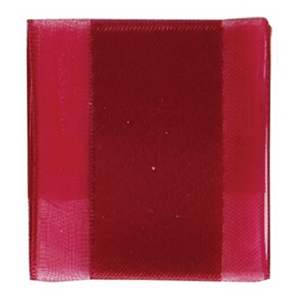 Ribbon with sheer base and thick satin stripe down the middle.... from ASI 92480 Uniflex / U F