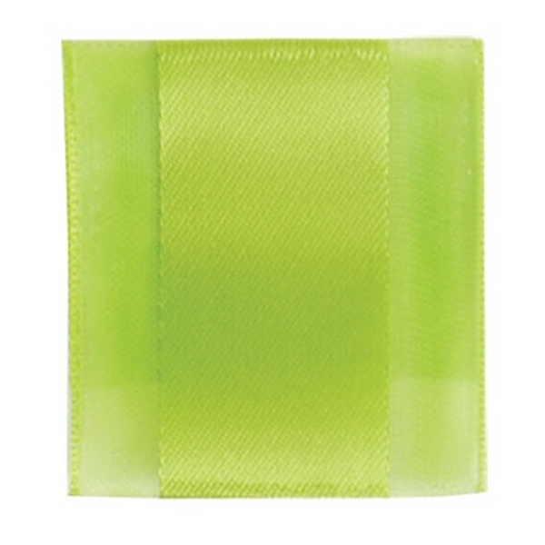 Ribbon with sheer base and thick satin stripe down the middle.... from ASI 92480 Uniflex / U F