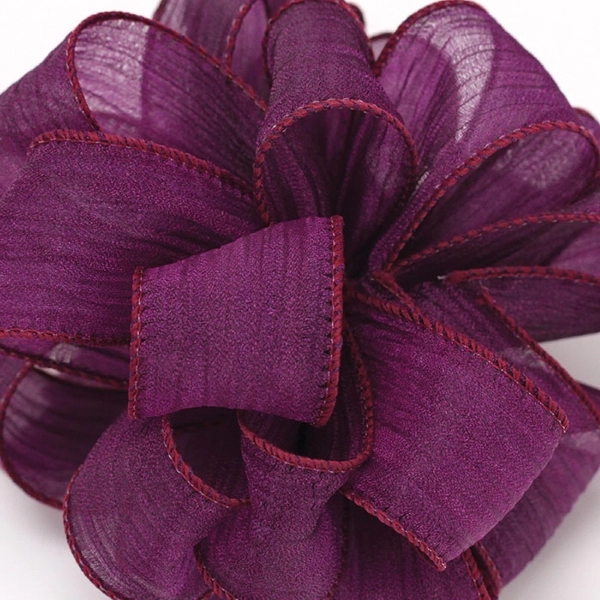 Monofilament edged, semi sheer ribbon. Blank.... from ASI 92480 Uniflex / U F