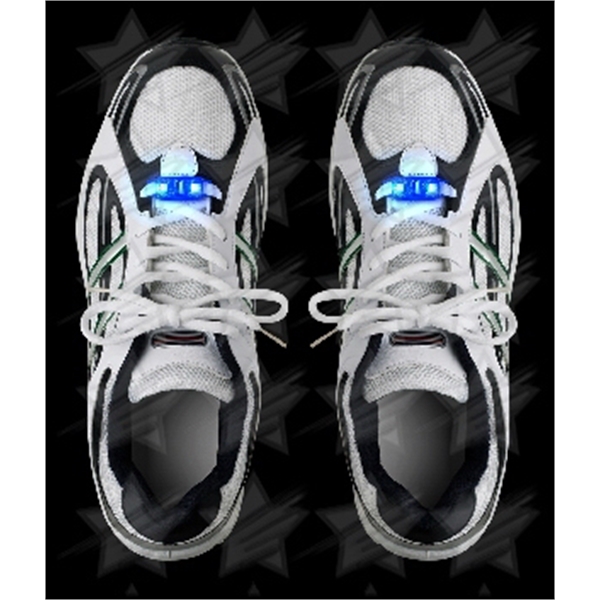 LED Motion Activated Shoe Laces - Blue... from ASI 46531 ZZ DROPPED -CGNPromotions.com / CGNPromotions