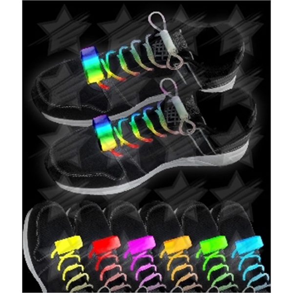 LED Shoe Laces - Multicolor... from ASI 46531 ZZ DROPPED -CGNPromotions.com