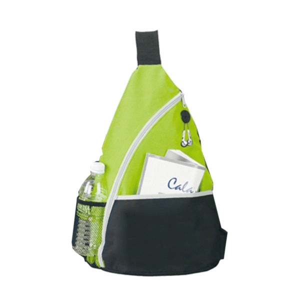 Backpack with open pocket and adjustable shoulder strap.... from ASI 41511 Brainchild USA Inc / BrainChild Gift Club