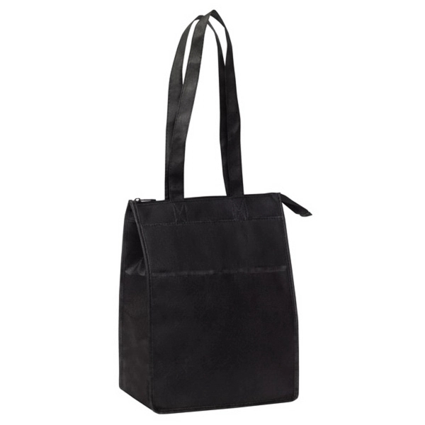 Medium sized lunch bag. Features foil layerd insulation with zipper closure,... from ASI 41511 Brainchild USA Inc / BrainChild Gift Club