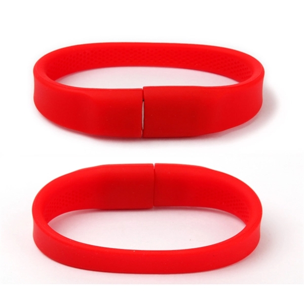 Easy-to-use silicone wristband USB 2.0 flash drive in several memory capacities... from ASI 37218 Athena Promo (tm)