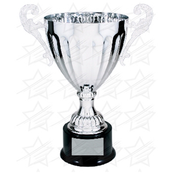 13 1/4 inch Silver Completed Metal Cup Trophy... from ASI 46531 ZZ DROPPED -CGNPromotions.com / Glow Products