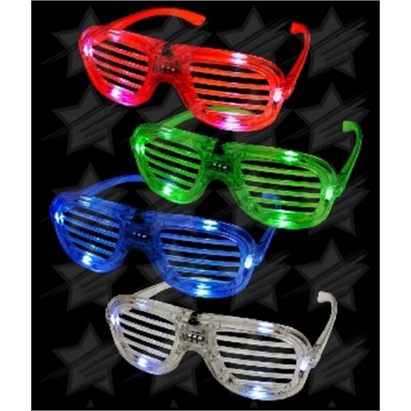 LED Shutter Slotted Shades - Assorted... from ASI 46531 ZZ DROPPED -CGNPromotions.com / CGNPromotions